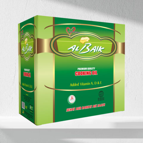Al Baik Cooking Oil 1 Litre Pouch Carton