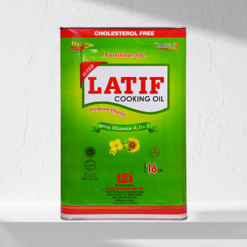 Latif Cooking Oil 16 Litre Tin